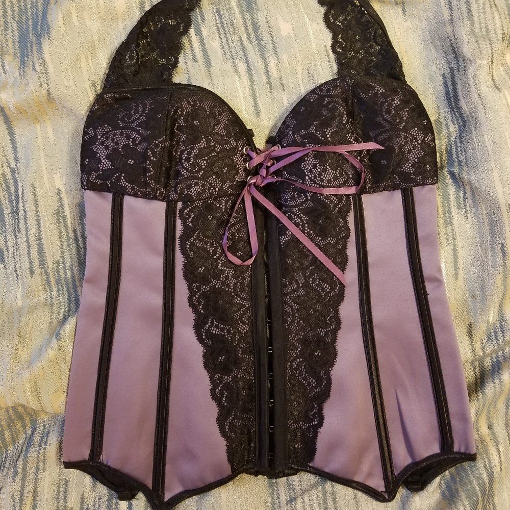Purple corset